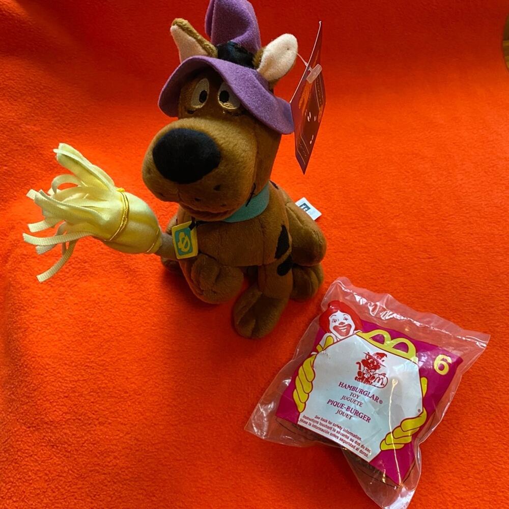WB Store Scooby-Doo Plush and McDonald’s Candy Toy